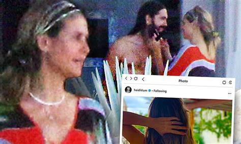 Heidi Klum Is Topless In Racy Instagram Snap As She Lounges By The Pool During Mexico Vacation