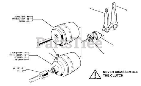 Bcs America 605 Bcs America Two Wheeled Tractor H D Cone Clutch Sn 150000 And Above Parts