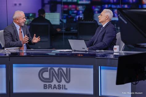 Eleições 2022 Em Entrevista à Cnn Brasil Lula Comenta Sobre