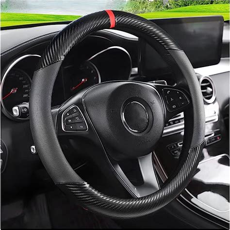 Amazon Loyaforba Carbon Fiber Car Steering Wheel Cover Breathable