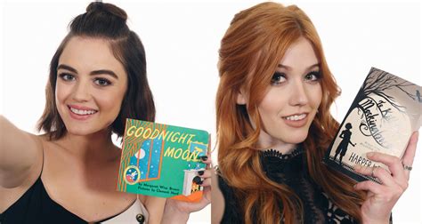 Katherine McNamara Lucy Hale More Freeform Stars Share Shelfies