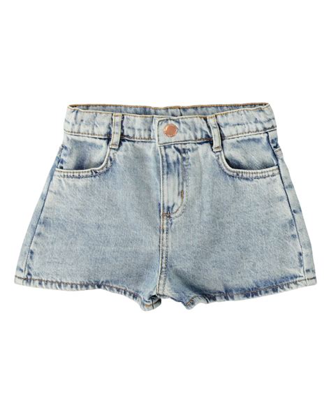 Riachuelo Short Jeans Infantil Elastano Denim Claro Tam A Pool