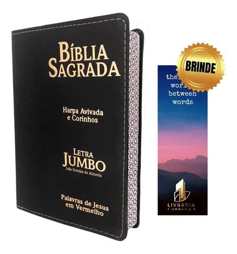 B Blia Jumbo Letra Extra Gigante E Harpa Corrigida Brinde