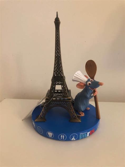 RARE Disney Remy Ratatouille Figure Disneyland Paris Exclusive Eiffel