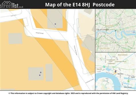 Complete Postcode Guide To E14 8HJ In London House Prices Council Tax