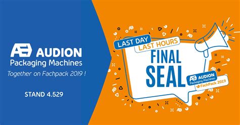 Audion Packaging Machines On Twitter Fachpack 2019 Final Day Just A