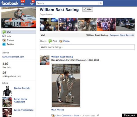 Dan Wheldon, Tragically Killed IndyCar Driver, Was Sponsored By Justin ...