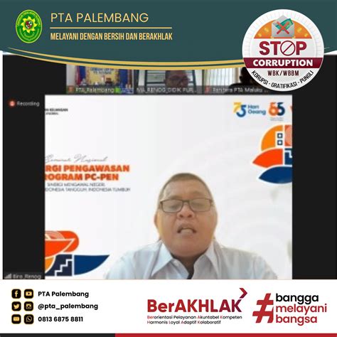 Panitera Dan Sekretaris Pengadilan Tinggi Agama Palembang Ikuti