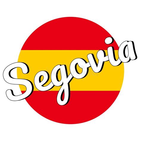 Round Button Icon Of National Flag Of Spain With Red And Yellow Colors