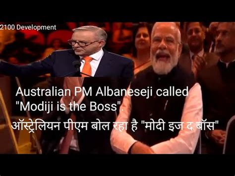 Indian Pm Modiji Grand Welcome In Australia By Australian Pm Antony