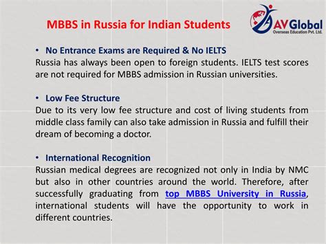 Ppt Mbbs In Russia 2023 Best Mbbs Abroad Destination For Indian