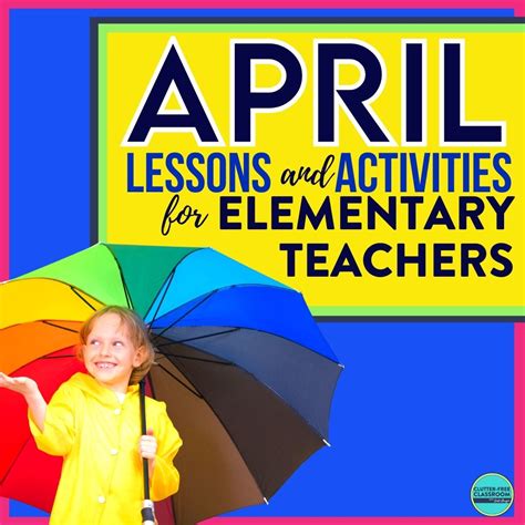 April Activities for Elementary Students (Grades 1-5) in 2025 ...