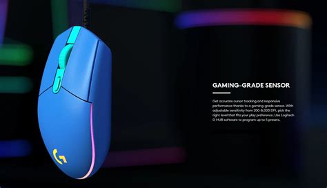 Logitech G102 Lightsync Gaming Mouse Lilac Incredible Connection