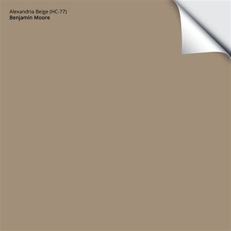 Alexandria Beige Paint Sample By Benjamin Moore HC 77 Peel Stick