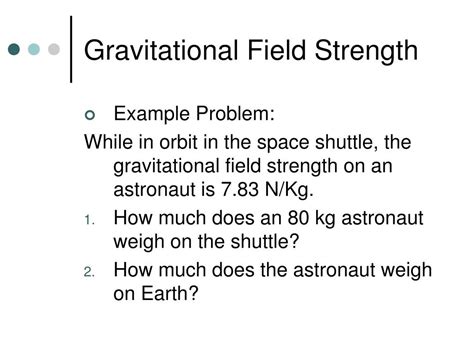 PPT - Gravitational Field Strength & Satellites PowerPoint Presentation - ID:1223623