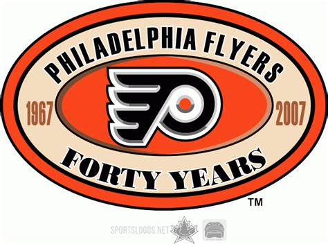 Philadelphia Flyers 40th Anniversary Logo