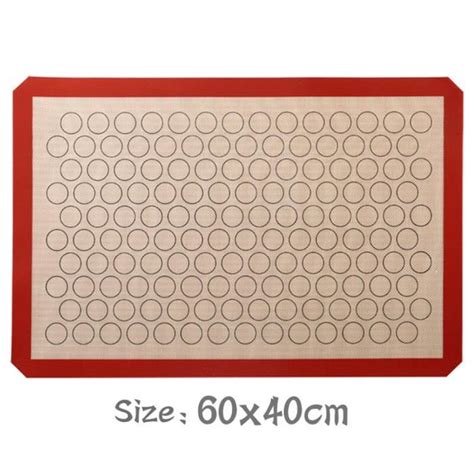 Feuille de cuisson Polymères de cuisson en silicone pour macarons 28