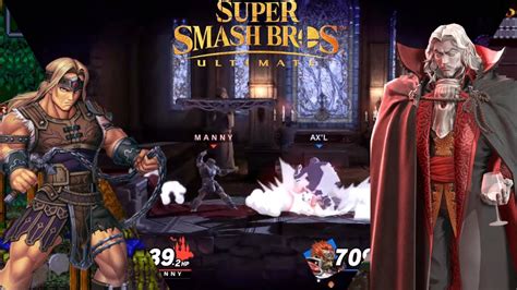 Super Smash Bros Ultimate Castlevania Simon Vs Ganondorf Dracula