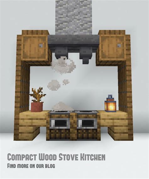 Wood Stove Minecraft Kitchen Minecraft House Designs Minecraft