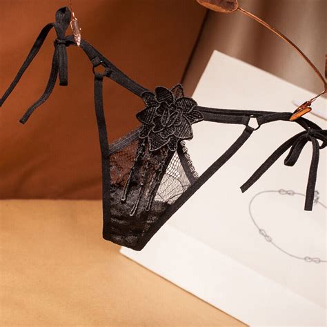 Women S See Through Lingerie Mesh Briefs Lace Panties Underwear Sexy Knickers EBay