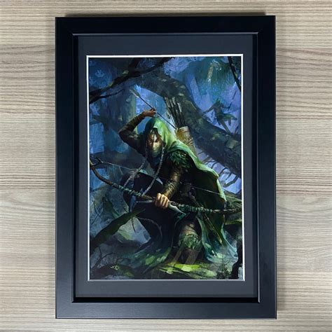 Wood Elves Framed Art Elf Scout Waywatcher Archer Sylvaneth Aelf Sprite