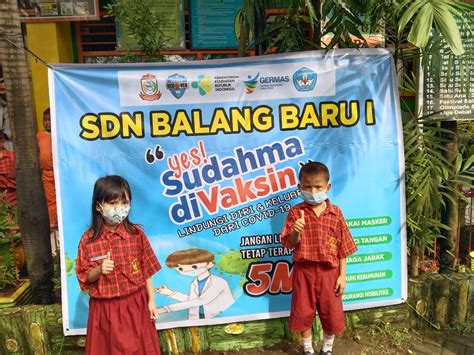 SOSIALISASI DAN VAKSINASI SISWA DI GELAR DI UPT SPF SDN BALANG BARU 1