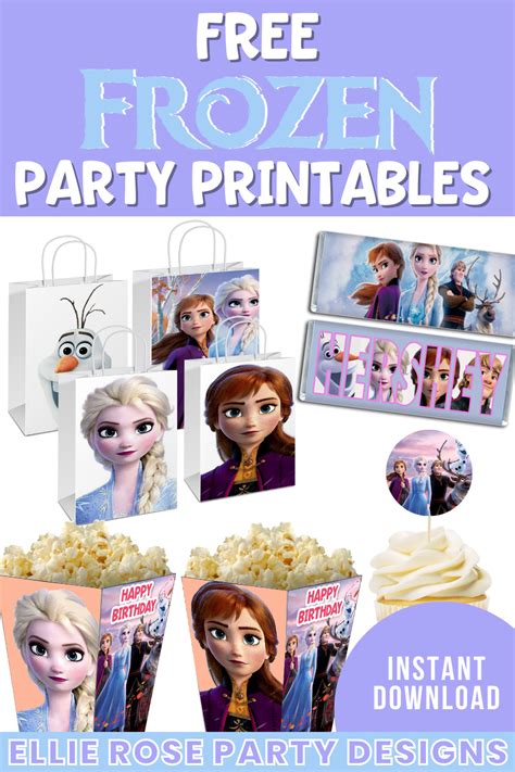 Free Frozen Party Printable Ideas