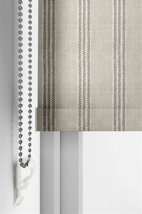 Buy Emily Bond Linen George Stripe Made To Measure Roller Blinds From