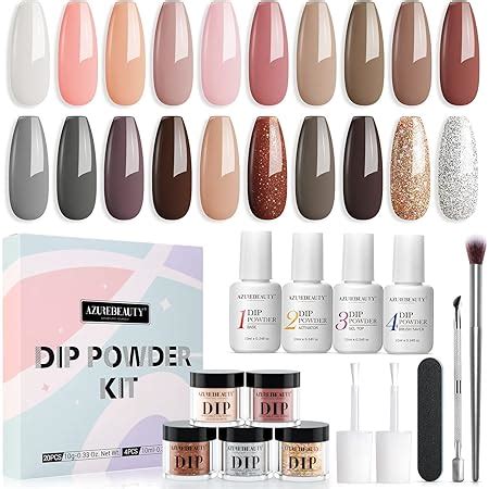 Amazon Dip Powder Nail Kit Opove 30 Colors Dip Nail Kit For