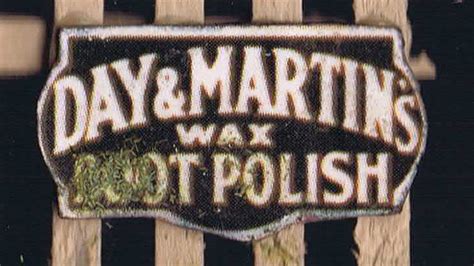 Fileday And Martins Boot Polish Tinplate Sign 1930s The