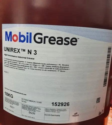 Unirex N3 Mobile Lithium Complex Grease For Industrial Grade Nlgi 3 At ₹ 721 Kg In Kolkata