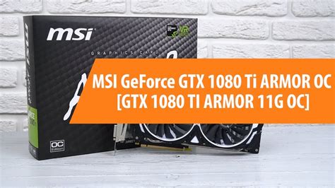 Venta Msi Geforce Gtx Ti Armor Oc En Stock