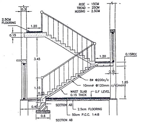 how to draw a staircase 3