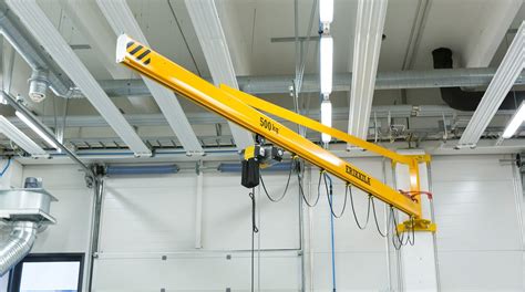 Wall Mount Jib Crane Jib Length 2200 Mm Maximum Lifting Capacity 5