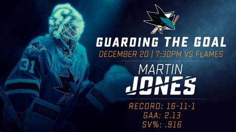 San Jose Sharks on Twitter: "Jones is in net. #CGYvsSJS…