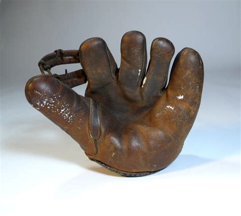 Reserved Vintage 1920s Leather Baseball Glove Mitt