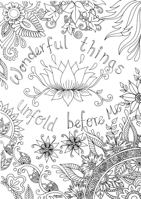 Mindful Affirmation Colouring Book Flourish Wellbeing Love Coloring