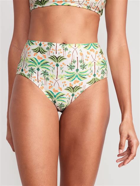 High Waisted Bikini Swim Bottoms Old Navy