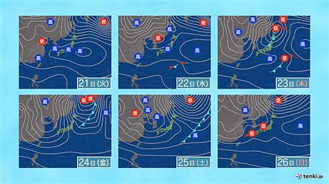 週間天気 次の週末は強い寒気南下で荒天 気温一日で10℃以上急降下 札幌真冬日か気象予報士 佐藤 匠 2023年11月19日 日本気象