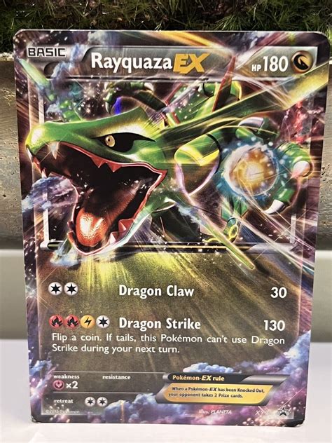 Mavin Rayquaza EX XY73 Black Star Promo Holo Pokemon Card MP