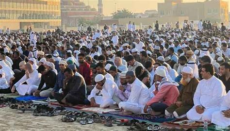 People Celebrate Eid Ul Fitr In Gulf States Other Countries