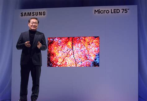 CES 2019 Samsung Tipped To Launch 75 Micro LED TV In Oz Channelnews