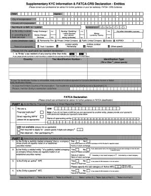 Fatca Declaration Fill Online Printable Fillable Blank Pdffiller