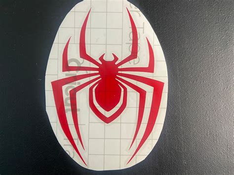 Spider Man Miles Morales Vinyl Decals Etsy