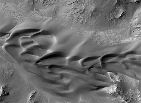 Hanging Sand Dunes within Coprates Chasma - NASA Science