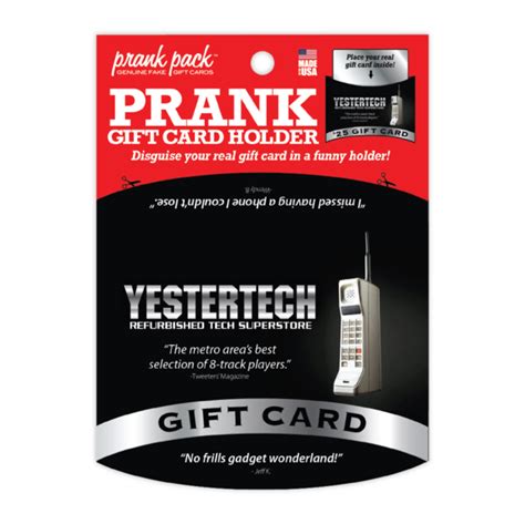 Yestertech - Prank Gift Card Holder - $4.99 : FunSlurp.com, Unique Gifts and Fun Products by ...