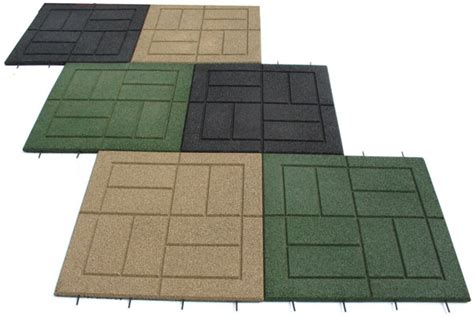 Outdoor Rubber Paver Tiles are Rooftop Pavers by American Floor Mats