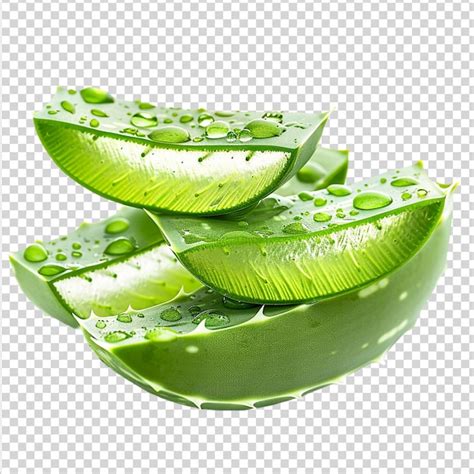 Premium Psd Aloe Vera Leaf Isolated On Transparent Background