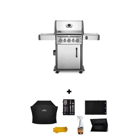 Pack Barbecue Gaz Chariot Napoleon Rogue Sib Inox