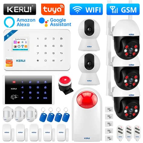 Kerui W181 Sistema De Alarme Wi Fi Gsm Kit Casa Inteligente Tuya